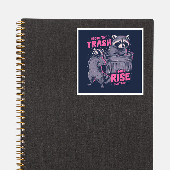 Rise From The Trash-None-Glossy-Sticker-eduely