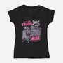 Rise From The Trash-Womens-V-Neck-Tee-eduely