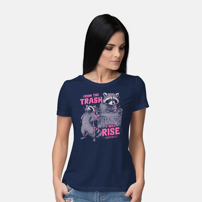 Rise From The Trash-Womens-Basic-Tee-eduely
