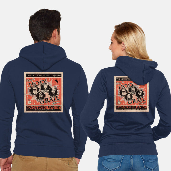 The Holy Grail Show-Unisex-Zip-Up-Sweatshirt-NMdesign