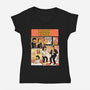 Yellow Fiction-Womens-V-Neck-Tee-P1yu5h
