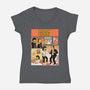 Yellow Fiction-Womens-V-Neck-Tee-P1yu5h