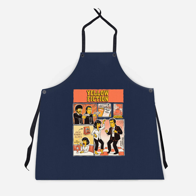 Yellow Fiction-Unisex-Kitchen-Apron-P1yu5h