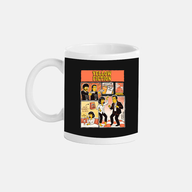 Yellow Fiction-None-Mug-Drinkware-P1yu5h