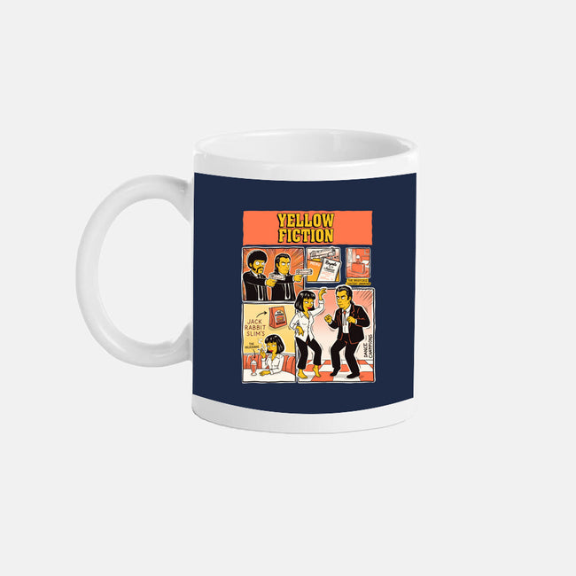 Yellow Fiction-None-Mug-Drinkware-P1yu5h