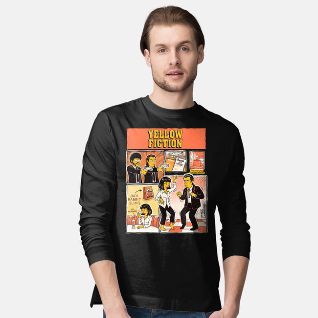Yellow Fiction-Mens-Long Sleeved-Tee-P1yu5h