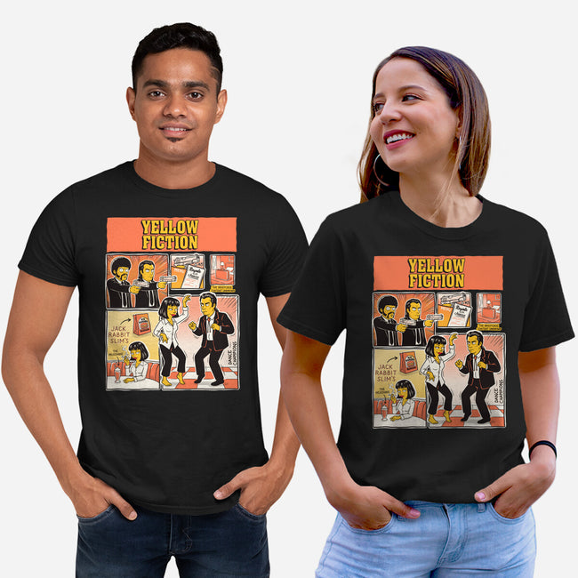 Yellow Fiction-Unisex-Basic-Tee-P1yu5h