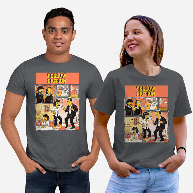 Yellow Fiction-Unisex-Basic-Tee-P1yu5h