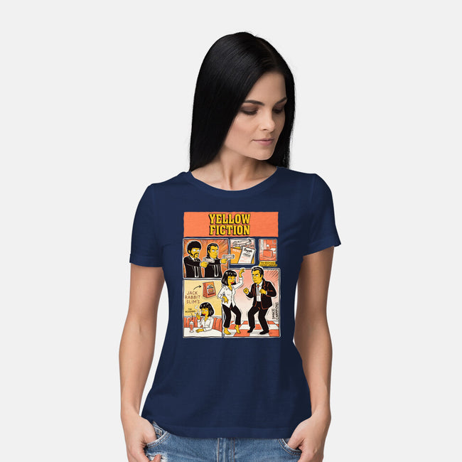 Yellow Fiction-Womens-Basic-Tee-P1yu5h