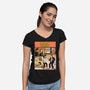 Yellow Fiction-Womens-V-Neck-Tee-P1yu5h