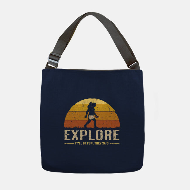 Vintage Crawler-None-Adjustable Tote-Bag-retrodivision