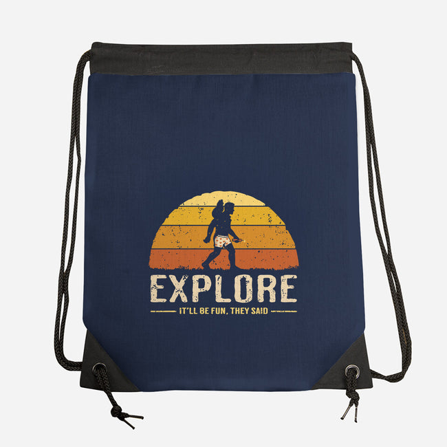 Vintage Crawler-None-Drawstring-Bag-retrodivision