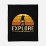 Vintage Crawler-None-Fleece-Blanket-retrodivision