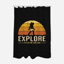 Vintage Crawler-None-Polyester-Shower Curtain-retrodivision