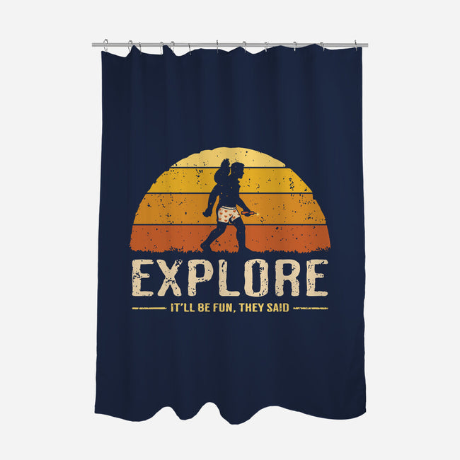 Vintage Crawler-None-Polyester-Shower Curtain-retrodivision