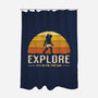 Vintage Crawler-None-Polyester-Shower Curtain-retrodivision
