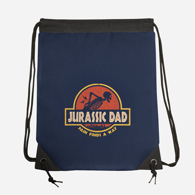 The Jurassic Dad-None-Drawstring-Bag-retrodivision