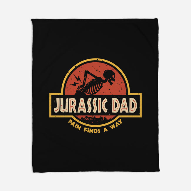The Jurassic Dad-None-Fleece-Blanket-retrodivision