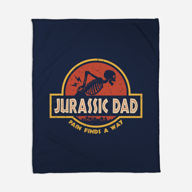 The Jurassic Dad-None-Fleece-Blanket-retrodivision