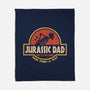 The Jurassic Dad-None-Fleece-Blanket-retrodivision