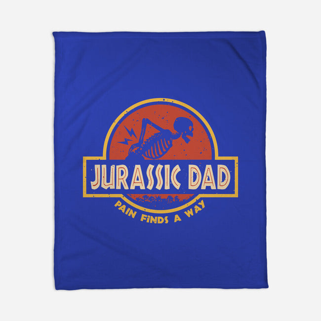 The Jurassic Dad-None-Fleece-Blanket-retrodivision