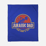 The Jurassic Dad-None-Fleece-Blanket-retrodivision