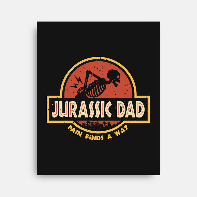 The Jurassic Dad-None-Stretched-Canvas-retrodivision