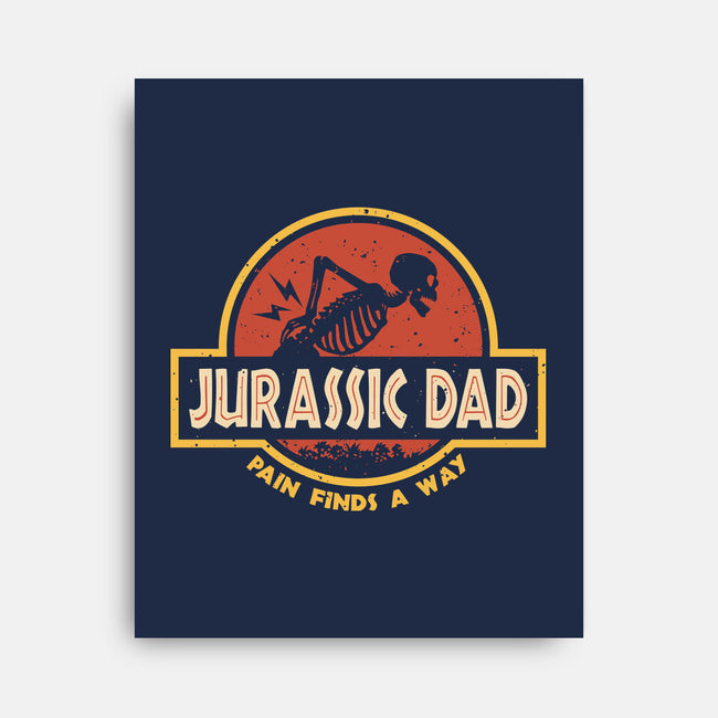 The Jurassic Dad-None-Stretched-Canvas-retrodivision