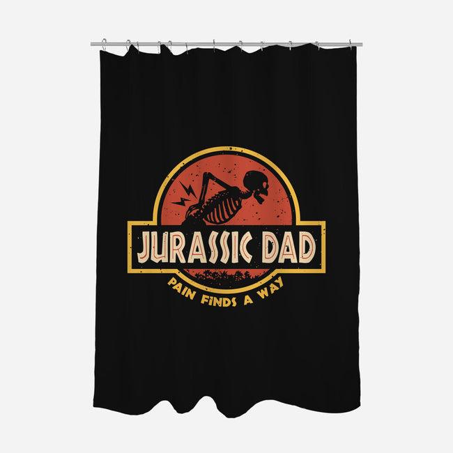 The Jurassic Dad-None-Polyester-Shower Curtain-retrodivision
