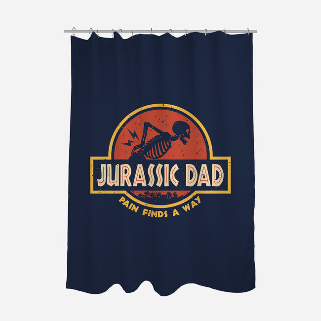 The Jurassic Dad-None-Polyester-Shower Curtain-retrodivision
