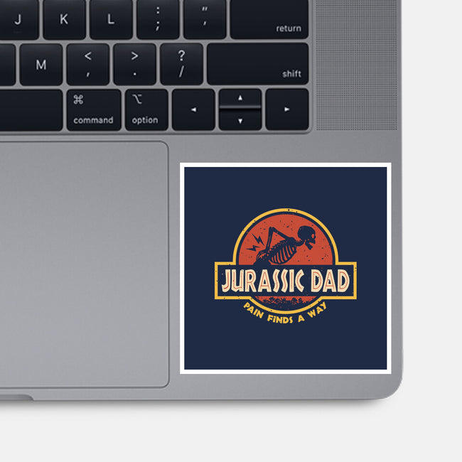 The Jurassic Dad-None-Glossy-Sticker-retrodivision