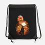 Bounty Hunter Sunset-None-Drawstring-Bag-dandingeroz
