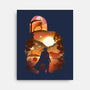 Bounty Hunter Sunset-None-Stretched-Canvas-dandingeroz