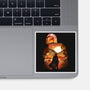 Bounty Hunter Sunset-None-Glossy-Sticker-dandingeroz