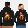 Bounty Hunter Sunset-Unisex-Zip-Up-Sweatshirt-dandingeroz