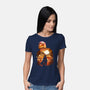 Bounty Hunter Sunset-Womens-Basic-Tee-dandingeroz