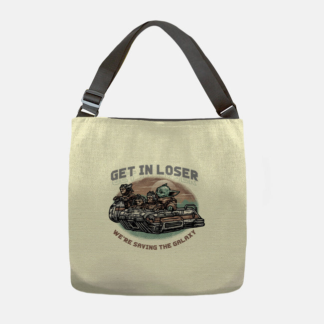 Save The Galaxy-None-Adjustable Tote-Bag-glitchygorilla