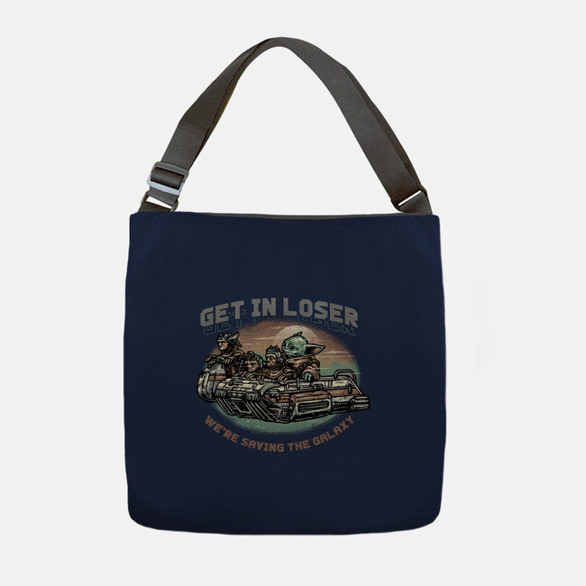 Save The Galaxy-None-Adjustable Tote-Bag-glitchygorilla