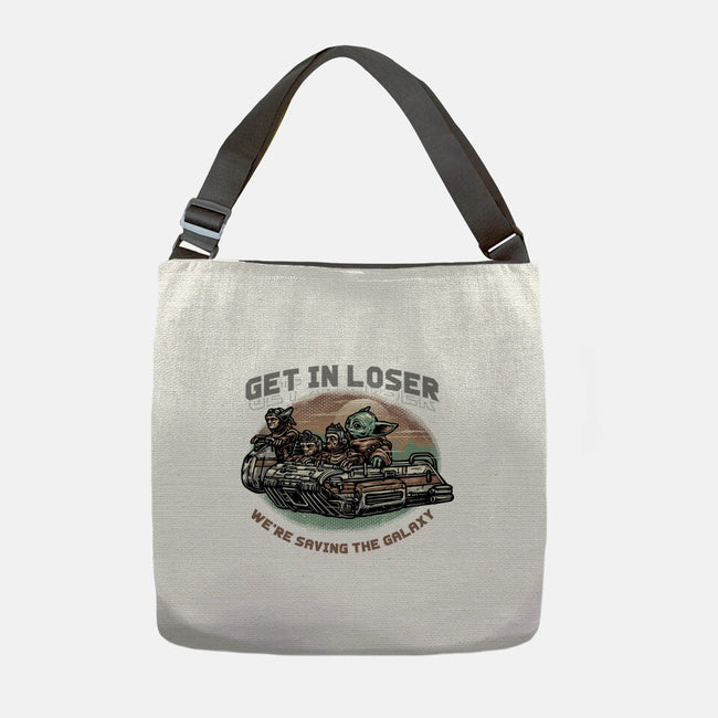 Save The Galaxy-None-Adjustable Tote-Bag-glitchygorilla