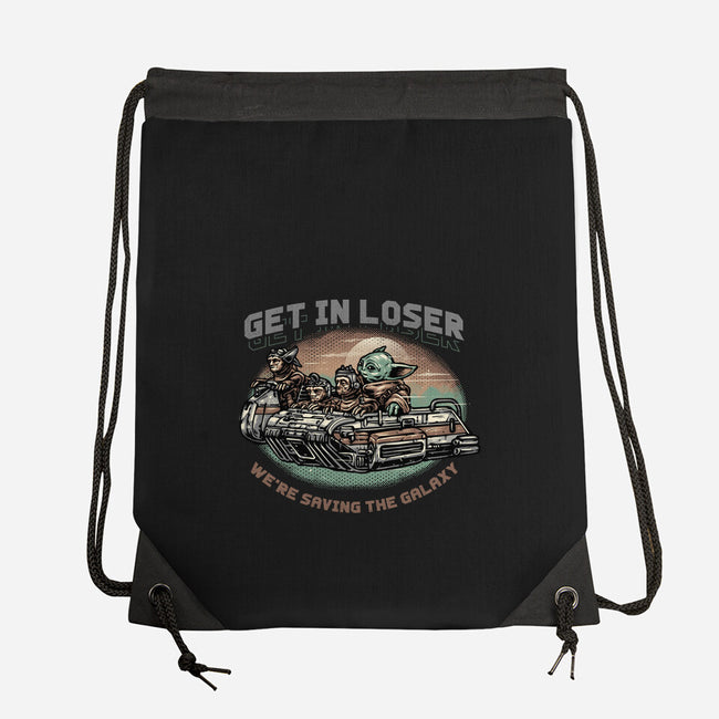 Save The Galaxy-None-Drawstring-Bag-glitchygorilla