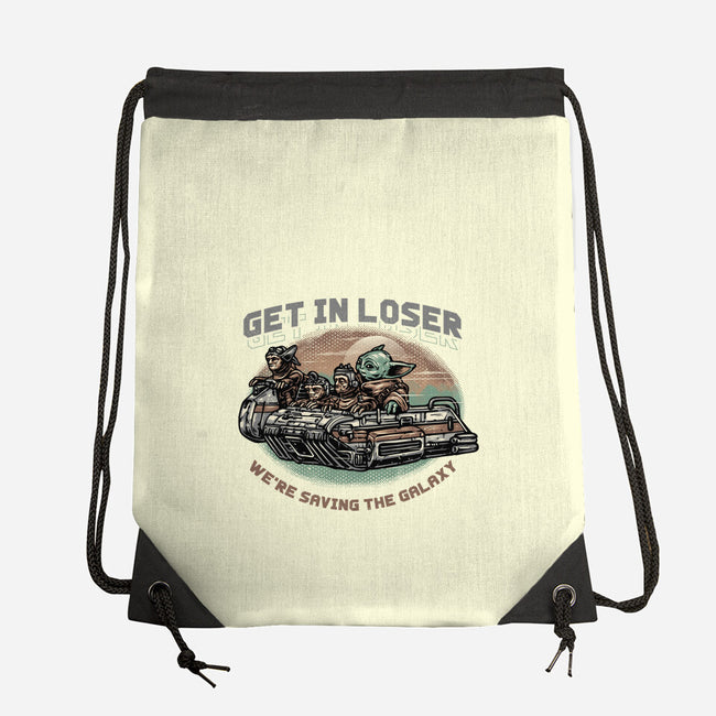 Save The Galaxy-None-Drawstring-Bag-glitchygorilla