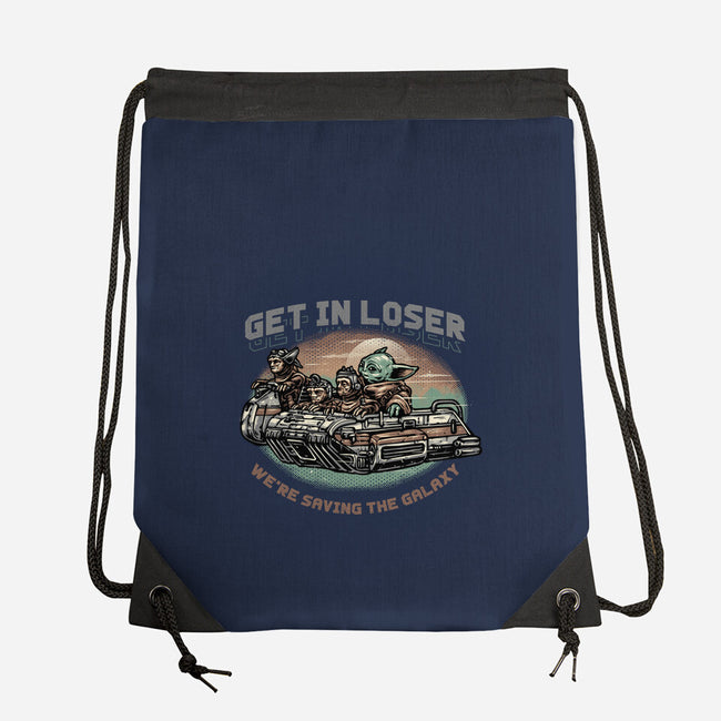 Save The Galaxy-None-Drawstring-Bag-glitchygorilla