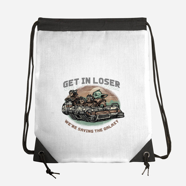 Save The Galaxy-None-Drawstring-Bag-glitchygorilla