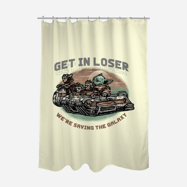Save The Galaxy-None-Polyester-Shower Curtain-glitchygorilla