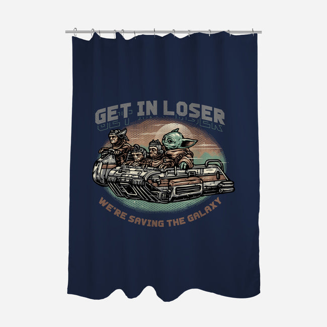 Save The Galaxy-None-Polyester-Shower Curtain-glitchygorilla