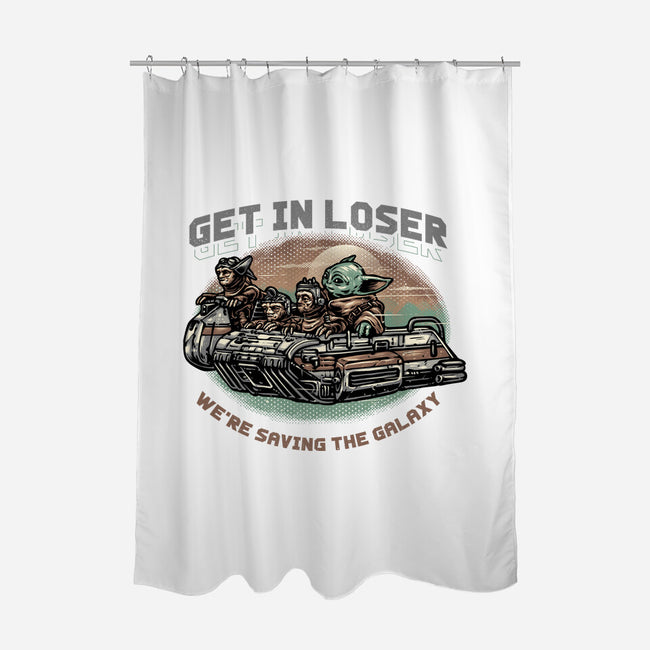 Save The Galaxy-None-Polyester-Shower Curtain-glitchygorilla