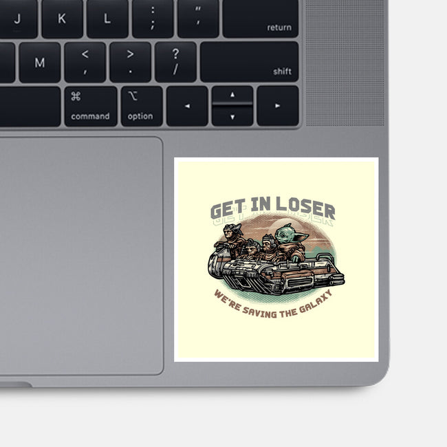 Save The Galaxy-None-Glossy-Sticker-glitchygorilla