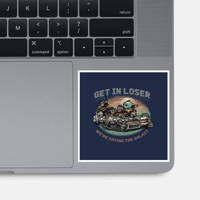 Save The Galaxy-None-Glossy-Sticker-glitchygorilla