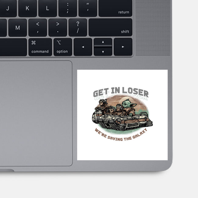 Save The Galaxy-None-Glossy-Sticker-glitchygorilla