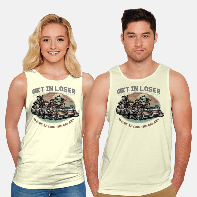 Save The Galaxy-Unisex-Basic-Tank-glitchygorilla